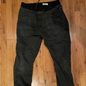 Hollister black joggers  - size medium